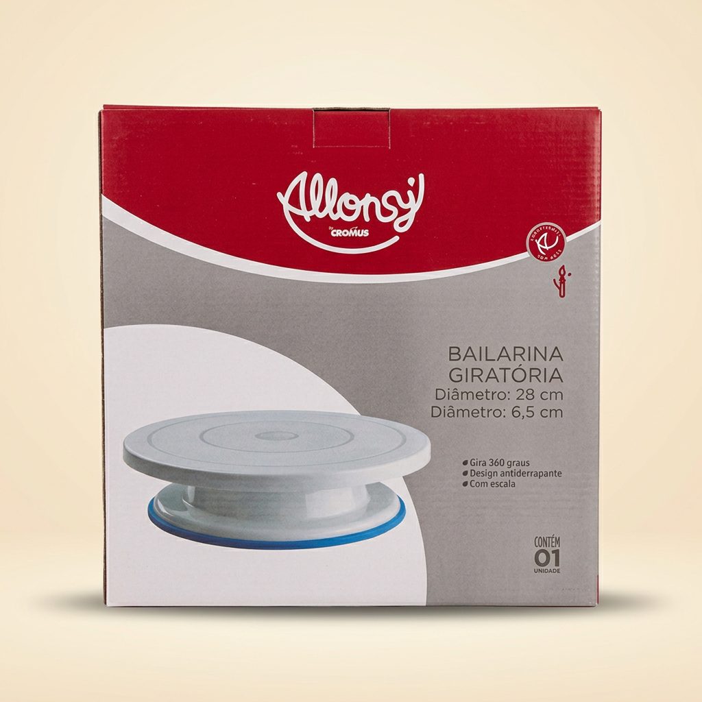 Bailarina Giratória Allonsy Cromus 28 cm