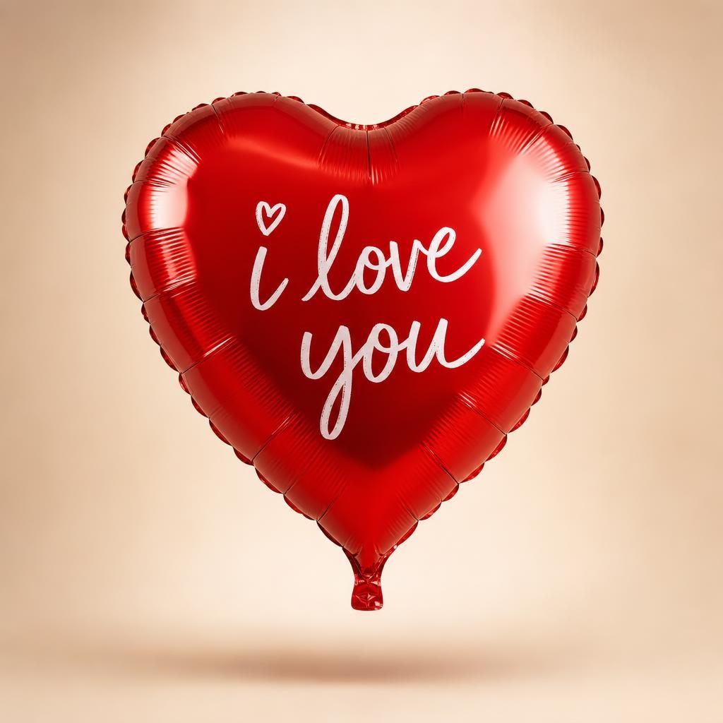 Balão Coração I Love You 45 cm