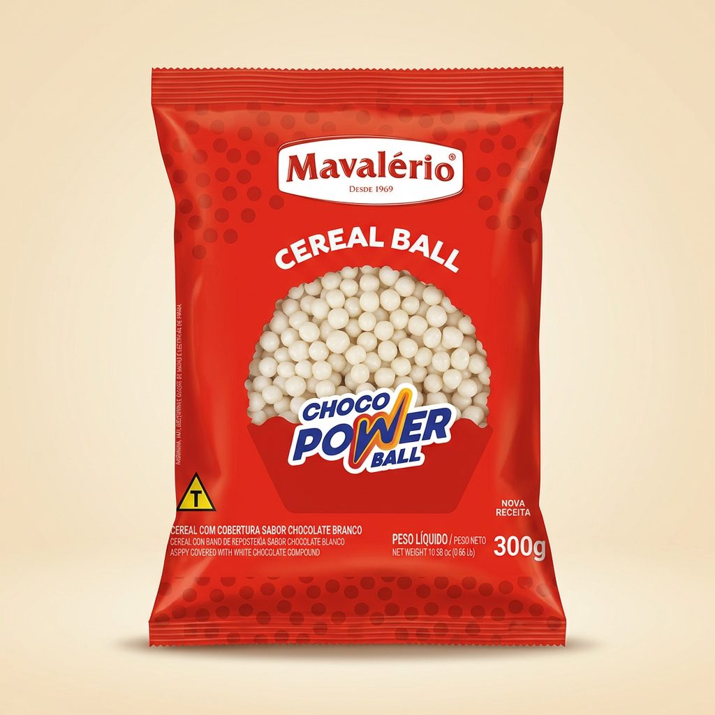 Cereal Ball Choco Power Ball Grande Mavalério 300 g