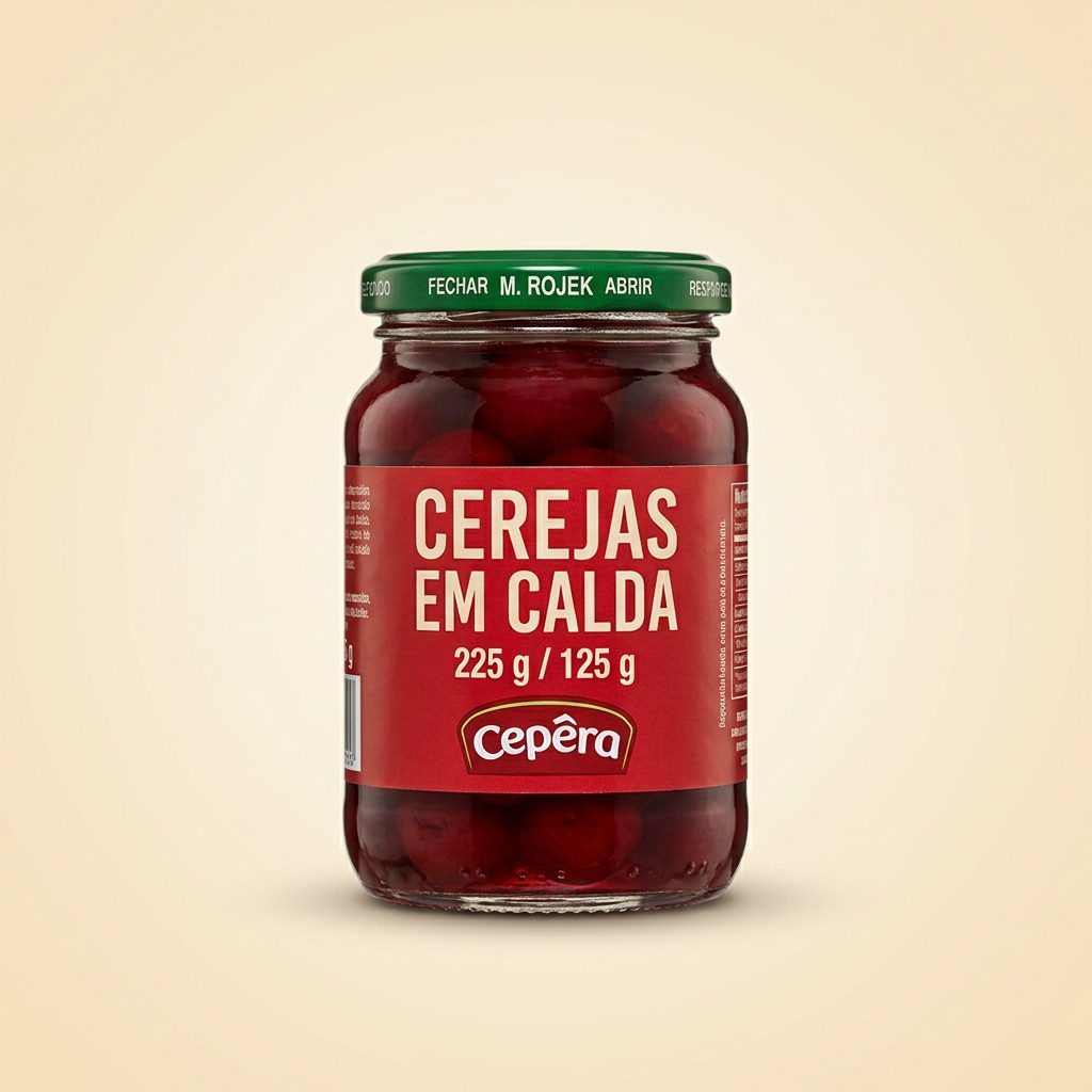 Cerejas em Calda Cepêra 225 g