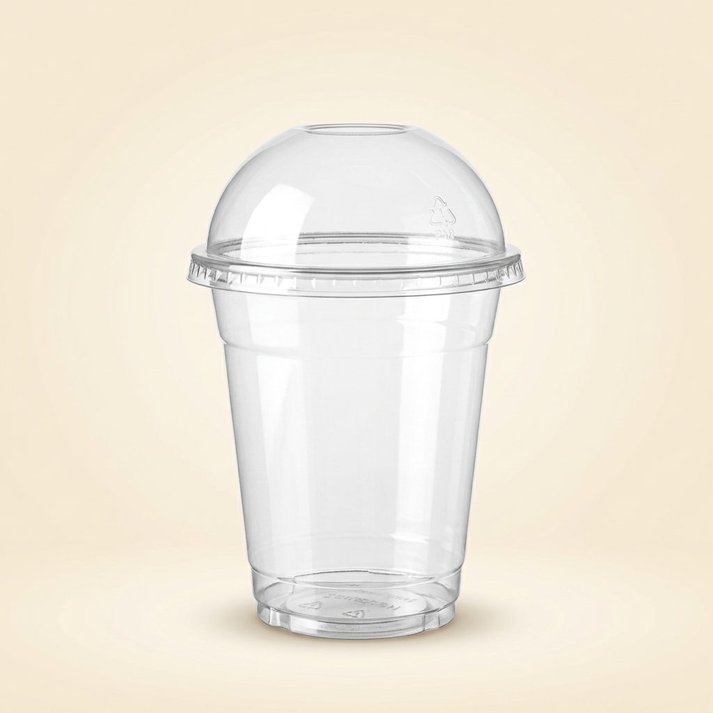 Copo Bolha 350 ml com Tampa Domo