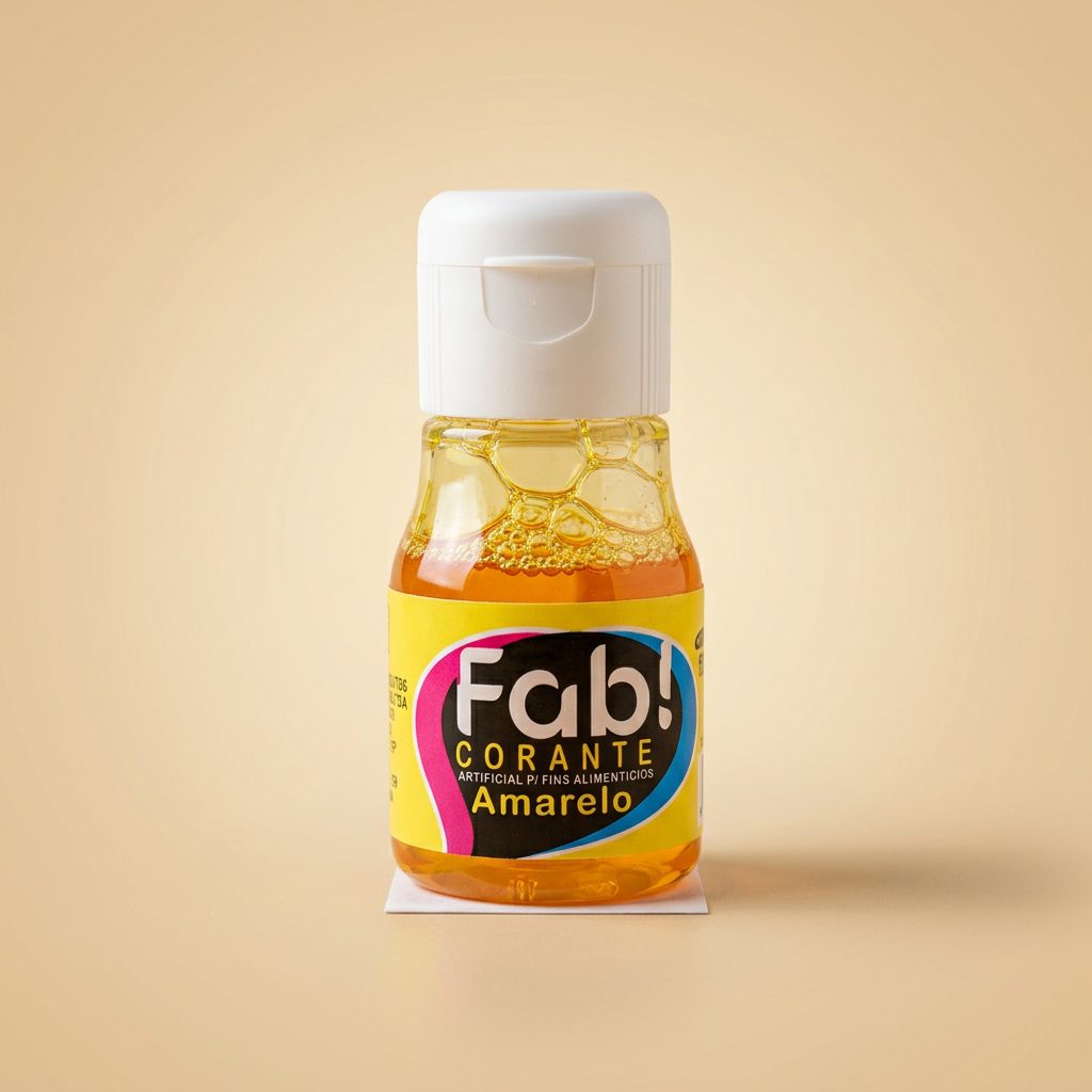Corante Líquido Fab! Amarelo 10 ml