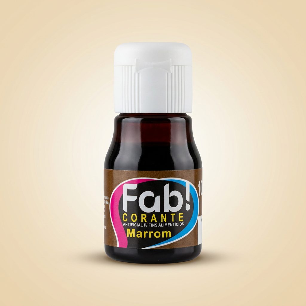 Corante Líquido Fab! Marrom 10 ml