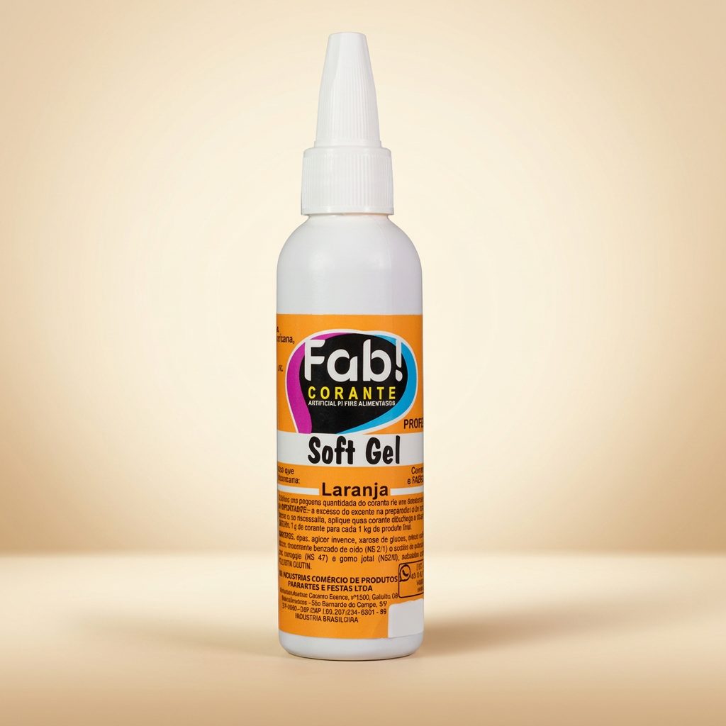 Corante Soft Gel Laranja 25g — FAB