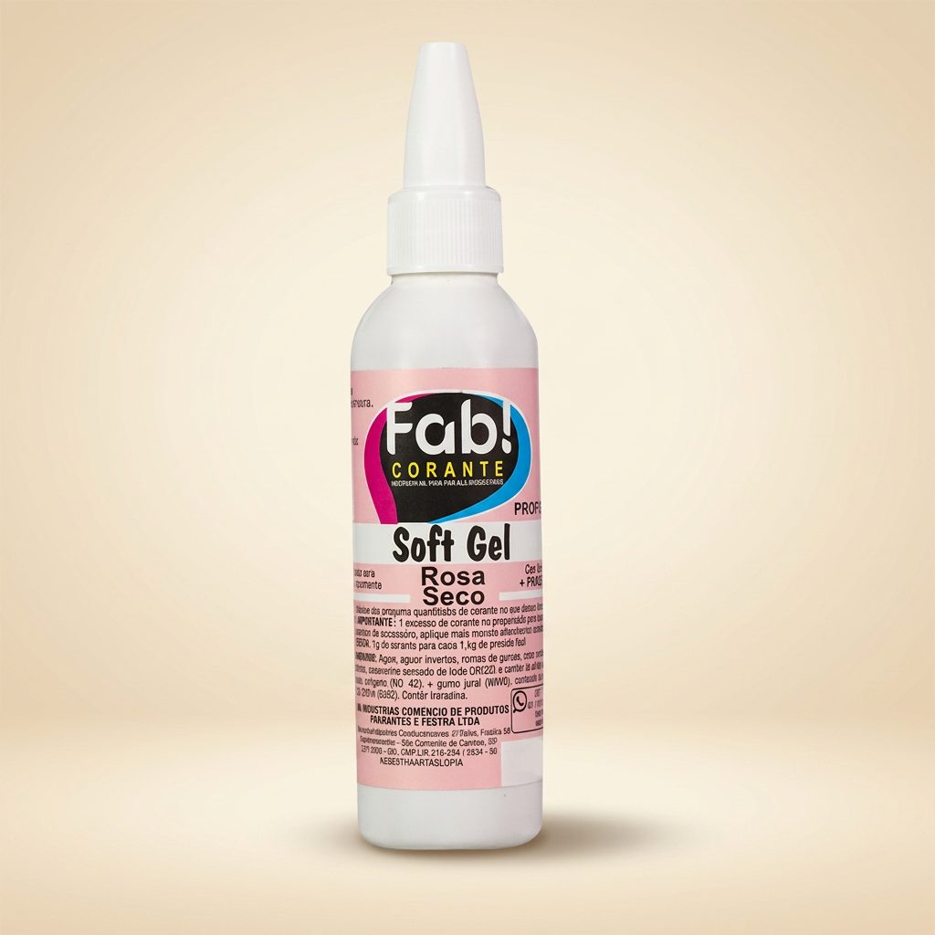 Corante Soft Gel Rosa Seco 25g — FAB