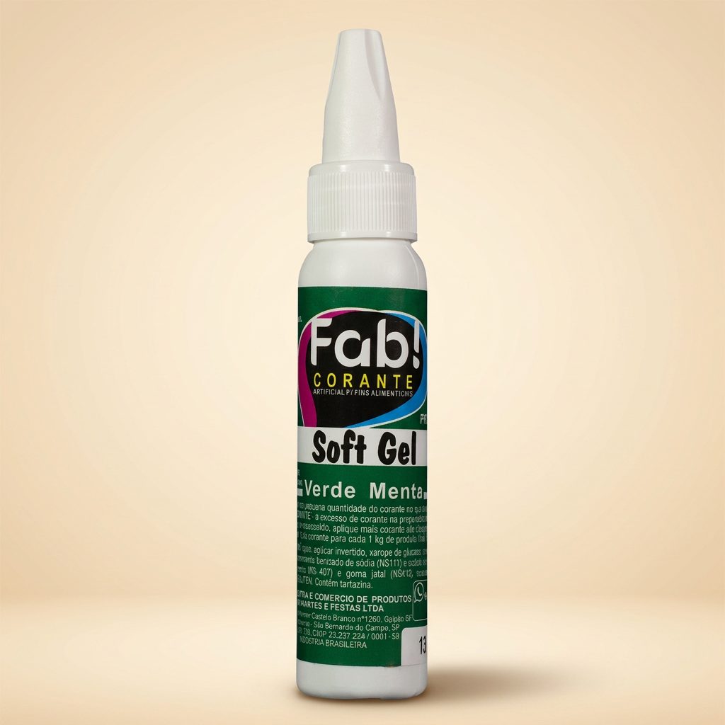 Corante Soft Gel Verde Menta 25g — FAB