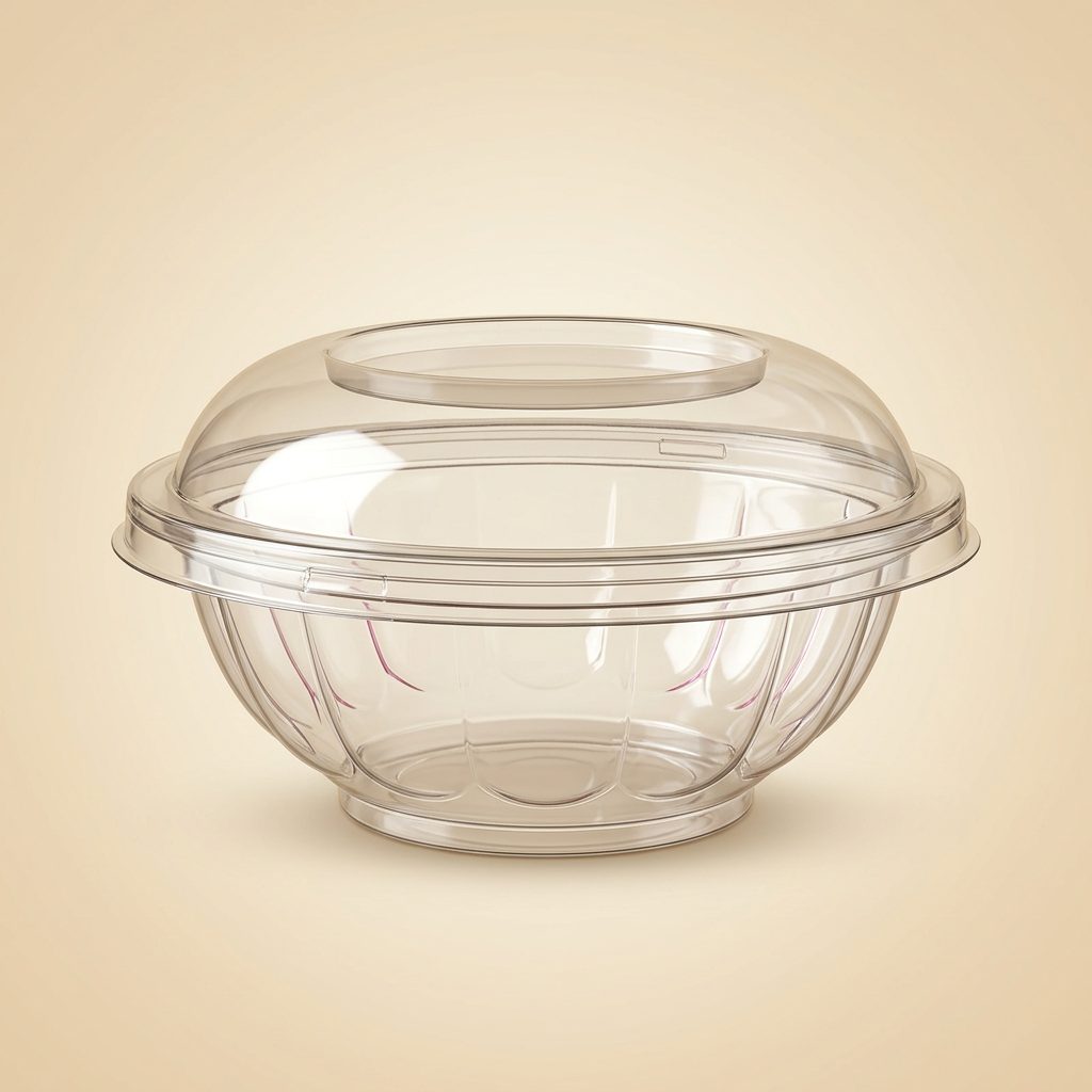 Embalagem Plástica Redonda G-681 com Tampa Domo
