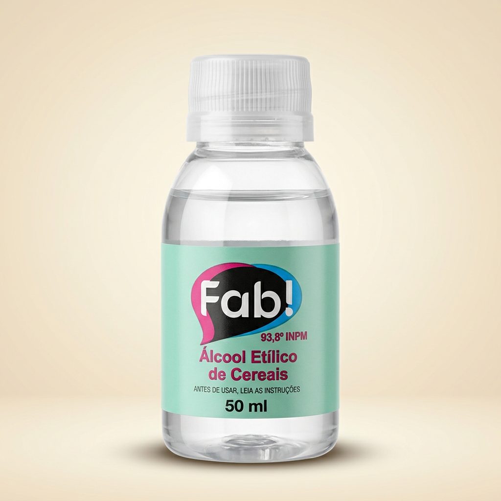 Álcool Etílico de Cereais Fab! 93,8° 50 ml