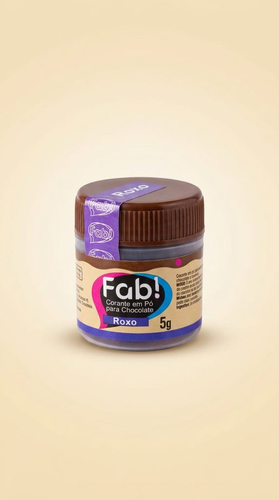 Corante em Pó para Chocolate Fab! Roxo 5 g