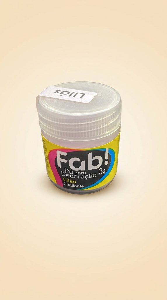 Pó para Decoração Fab! Lilás Cintilante 3 g