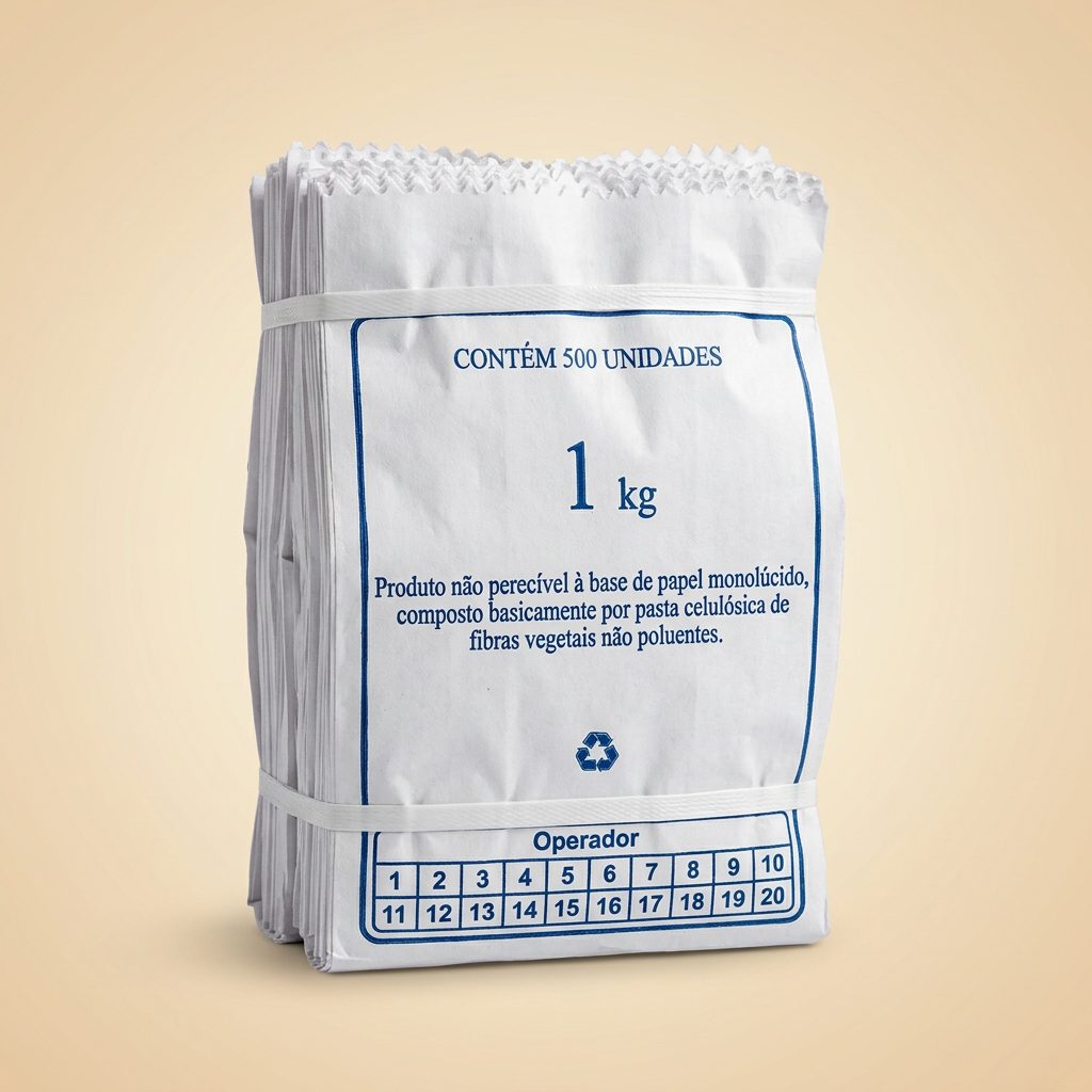 Fardo Papel Branco 1 kg — 500 un
