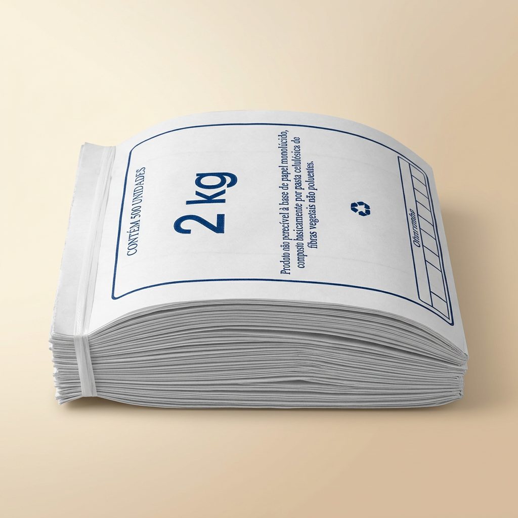 Fardo Papel Branco 2 kg — 500 un