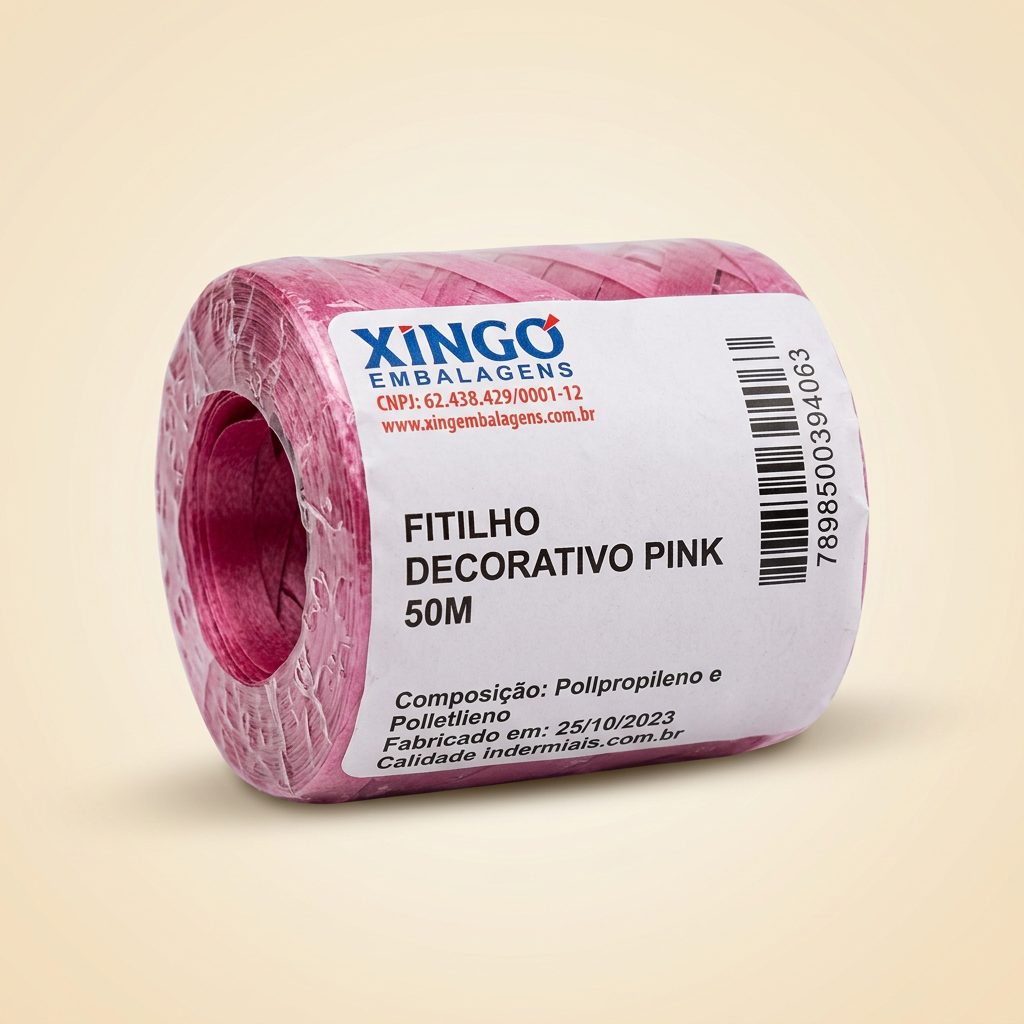 Fitilho Decorativo Pink 50 m
