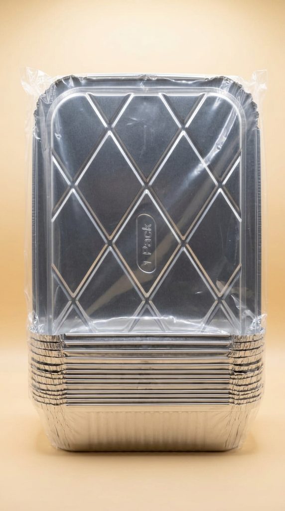 Forma de Alumínio 1900 ml com Tampa — 10 un