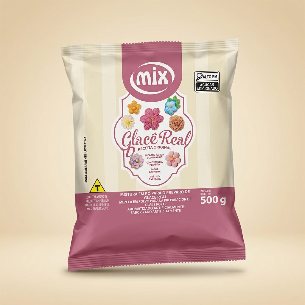 Glacê Real Mix Receita Original 500 g