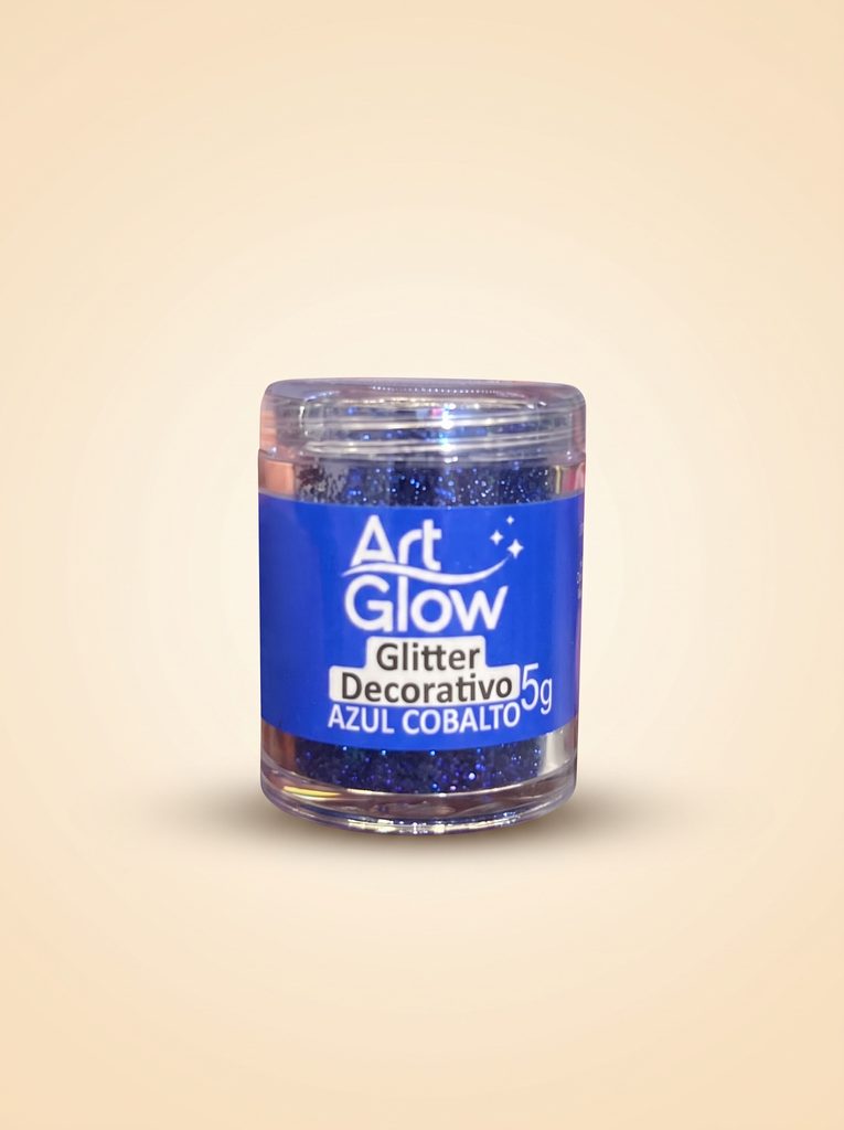 Glitter Decorativo Azul Cobalto 5g — Art Glow