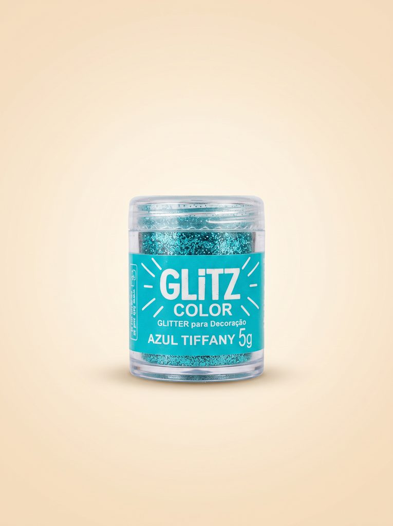 Glitter Decorativo Azul Tiffany 5g — Glitz Color