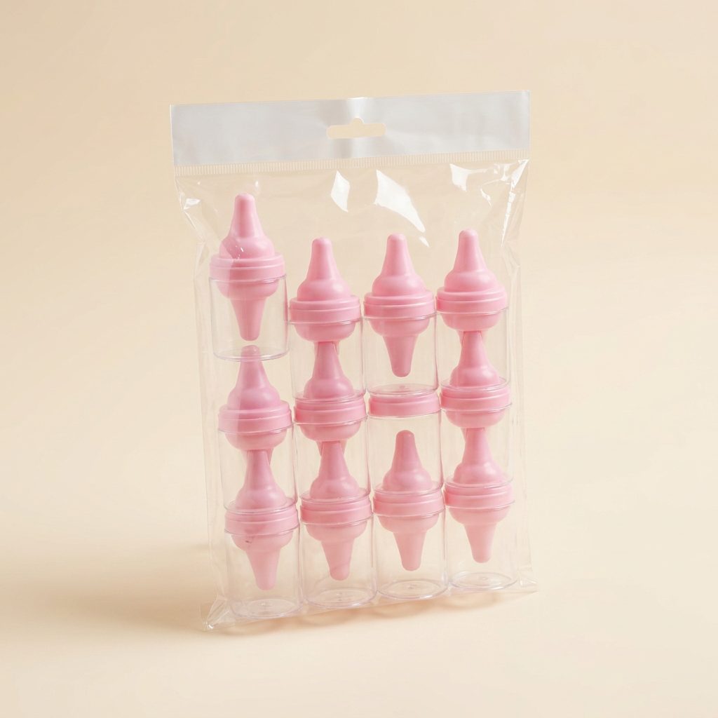 Mini Mamadeira Lembrancinha Rosa — 10un