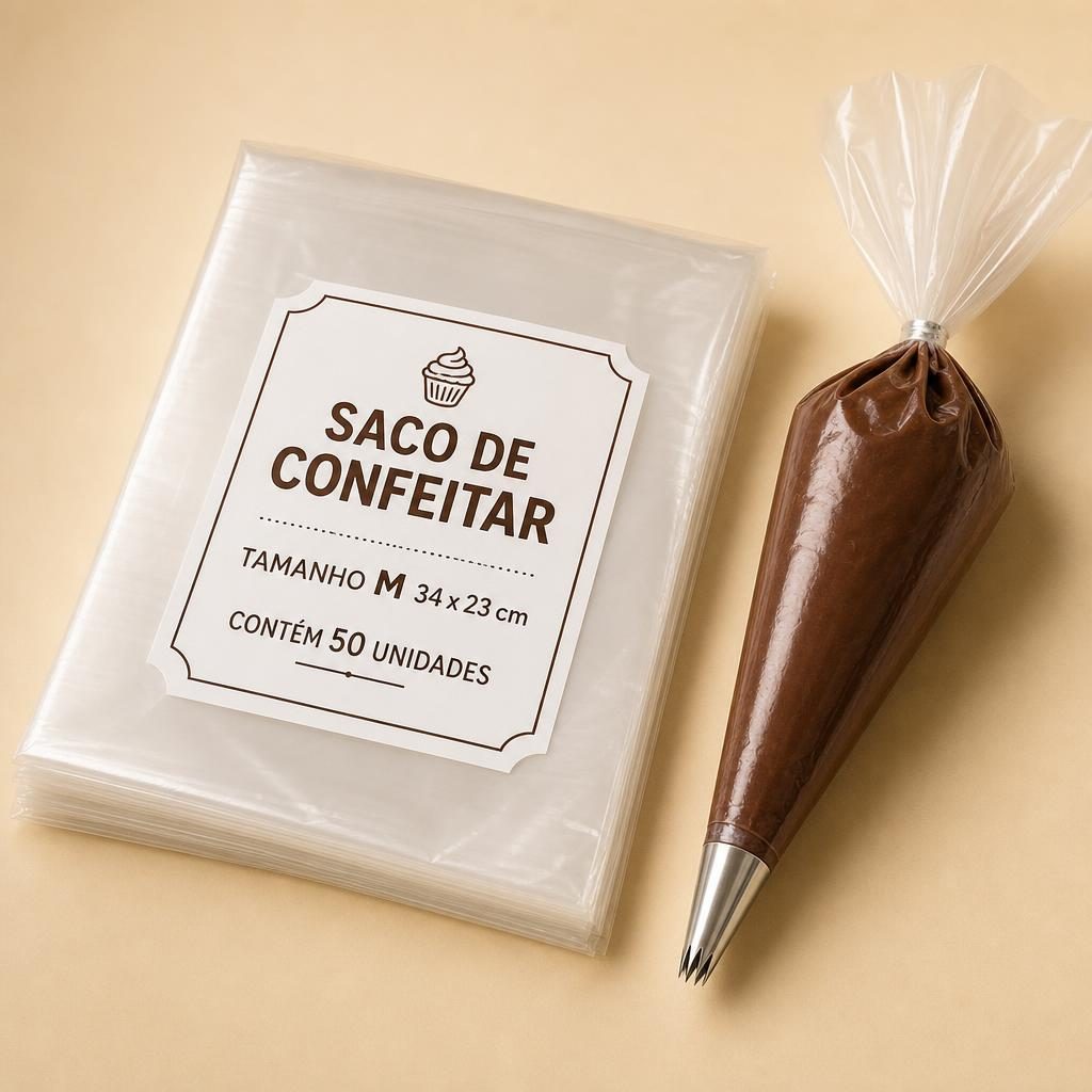 Manga de Confeitar Bompack M 34x23