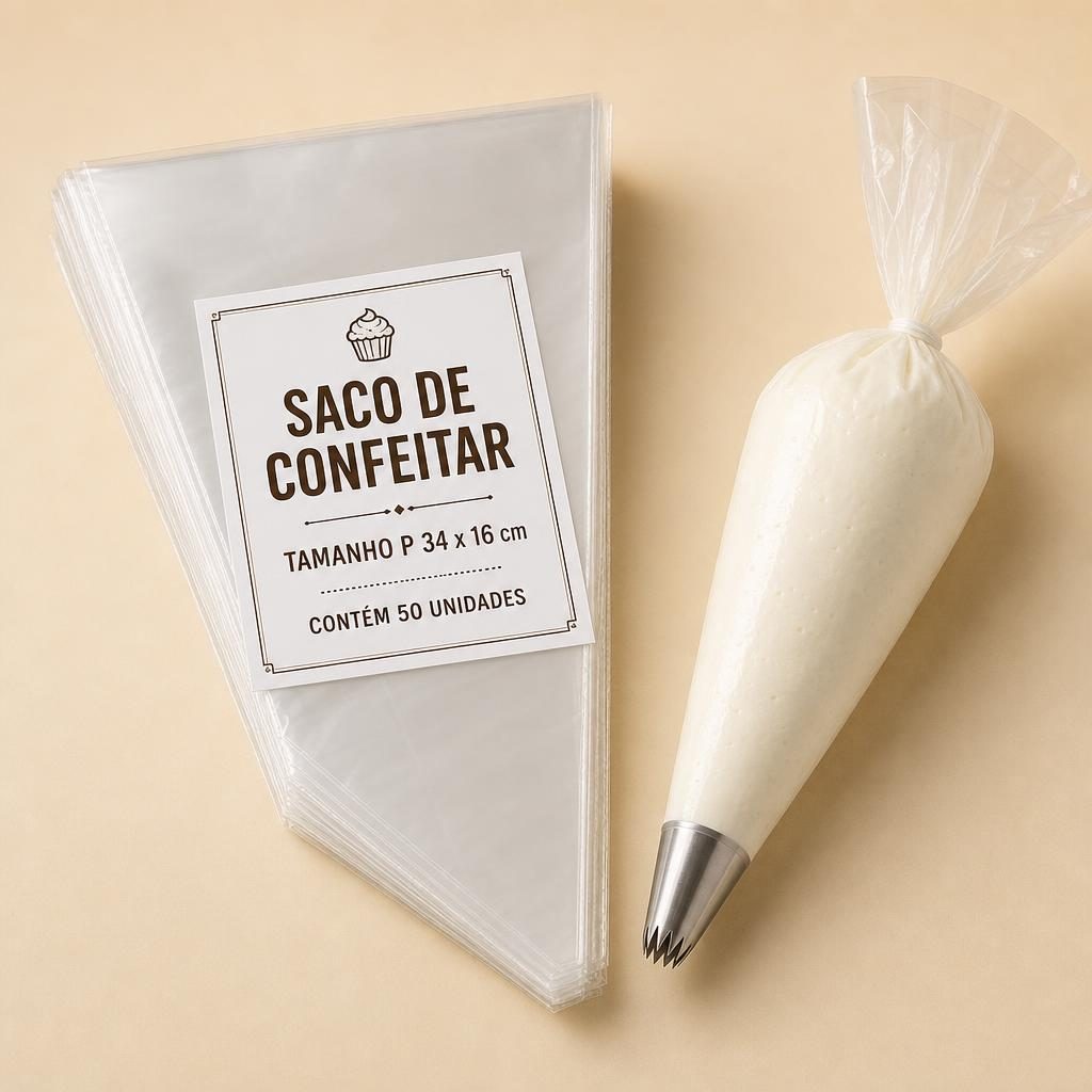 Manga de Confeitar Bompack P 34x16