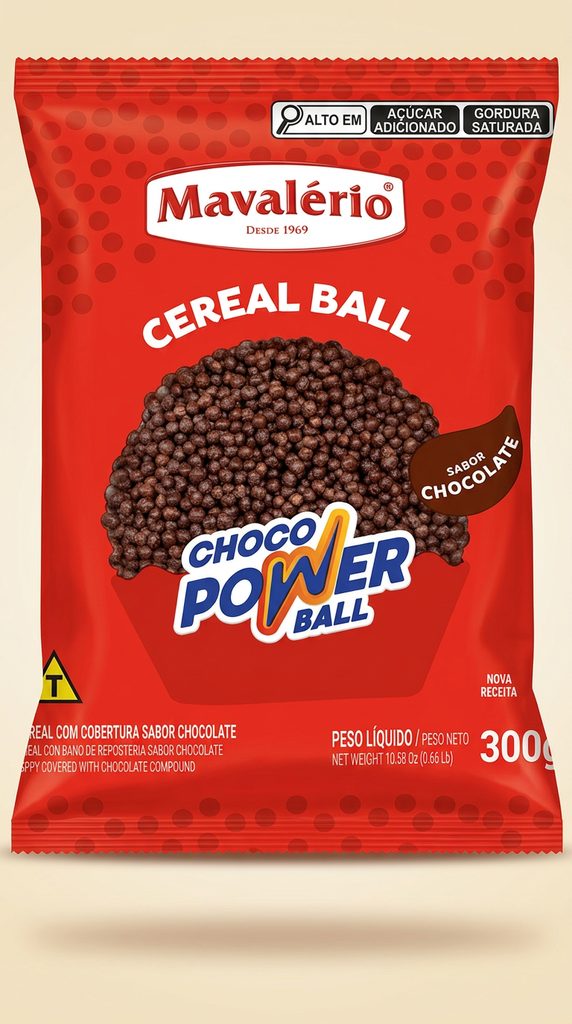 Choco Power Ball Mavalério Chocolate 300 g