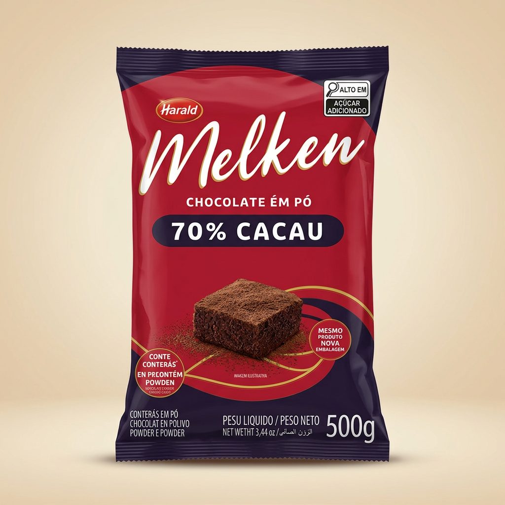 Chocolate em Pó Melken 70% Cacau 500 g
