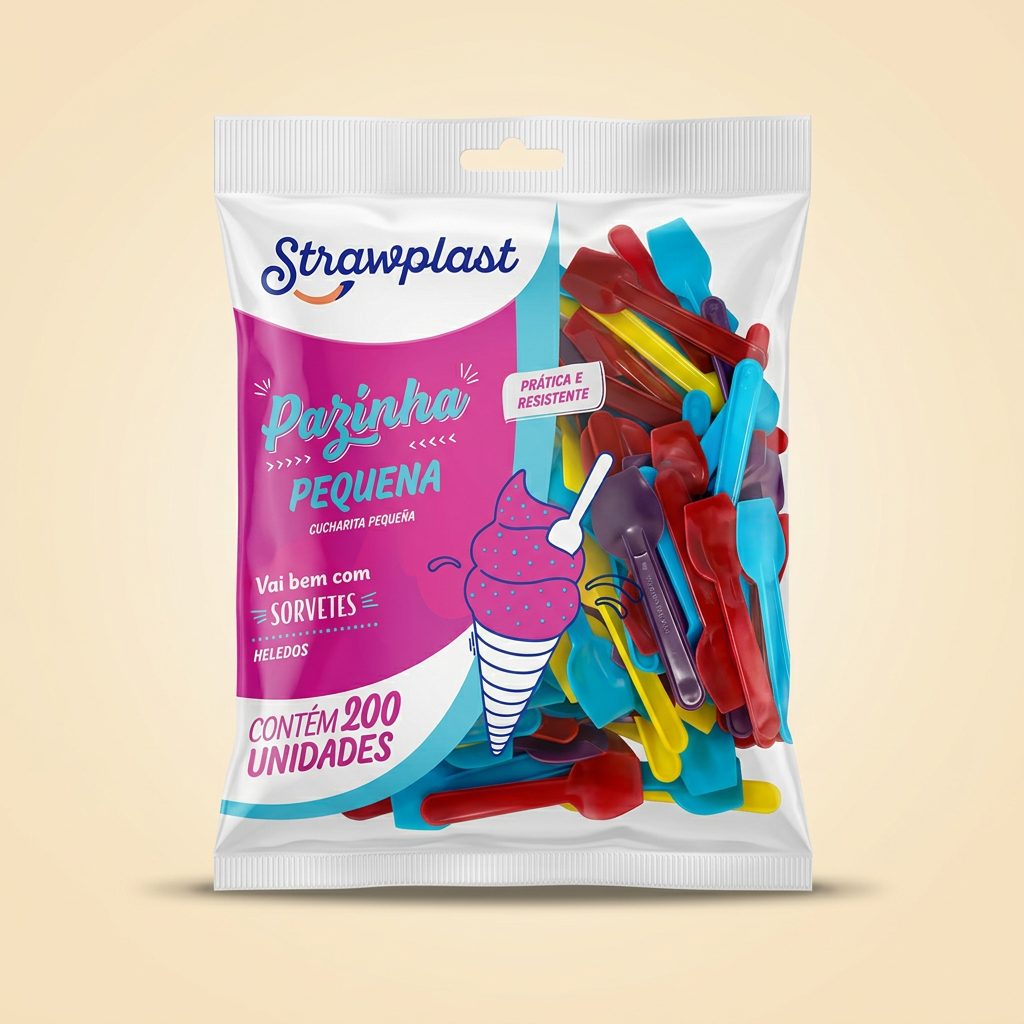 Pazinha Pequena Strawplast — 200 un