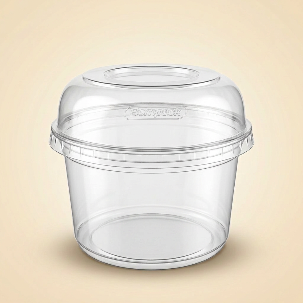 Pote Bompack 480 ml com Tampa Domo