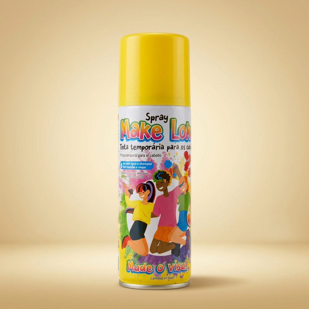 Spray Make Loko Cabelo Amarelo