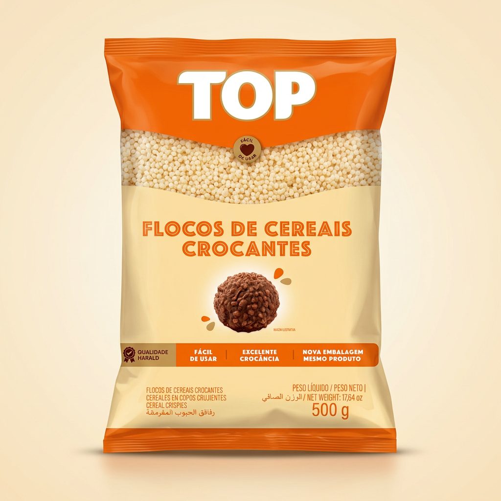 Flocos de Cereais Crocantes Top 500 g